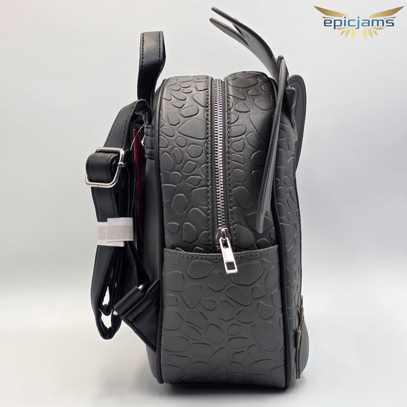 How To Train Your Dragon Toothless Pin Collector Black Mini Backpack New - Picture 5 of 8